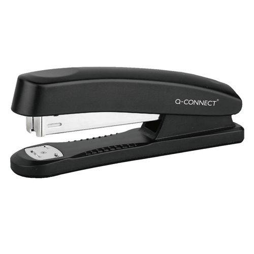 Q-Connect Stapler Plastic Full Strip Black