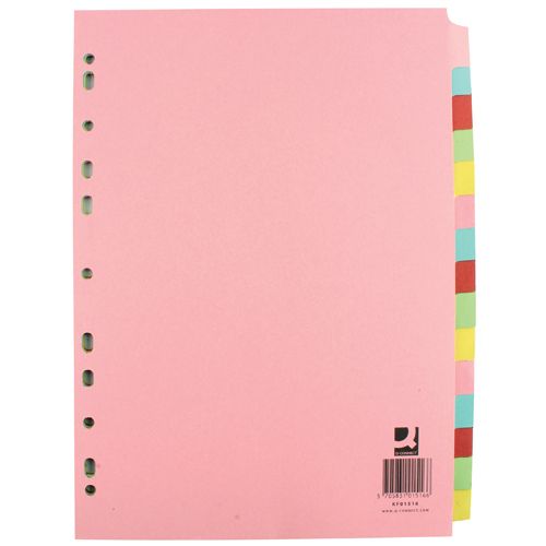 Q-Connect A4 Subject Divider 15 Part