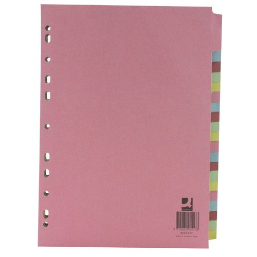 Q-Connect A4 Subject Divider 20 Part